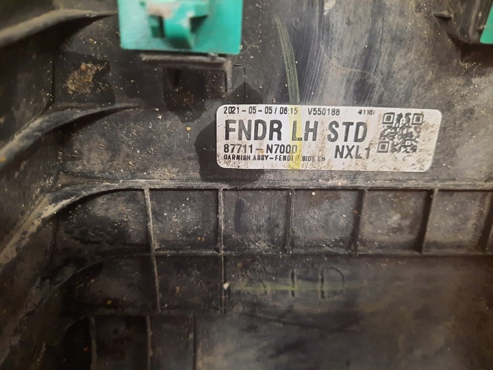 фото №6, Hyundai tucson 4 20- планка крыльев перед передняя левая 87711-n7000