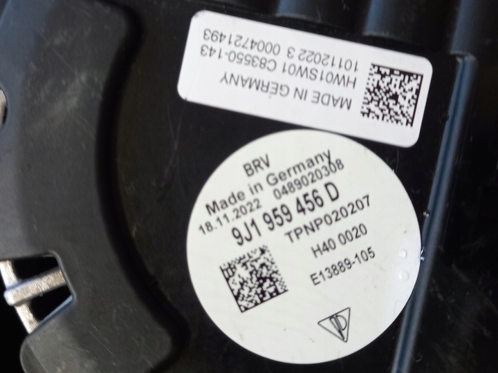 фото №8, Вентилятор лівий porsche taycan audi e-tron gt 9j1959456d 9j1121203d