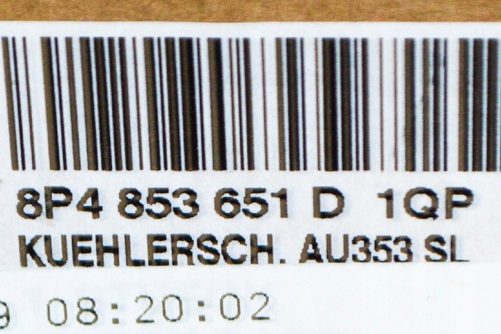 фото №8, Audi a3 8p переднее бампер решётка радиатора радиатор 8p4853651d новый оригинальный 1qp