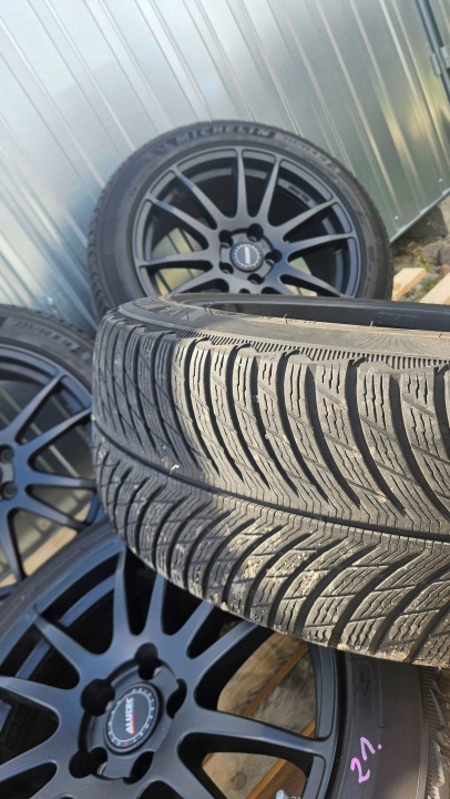 фото №15, Диски mercedes audi 18" 8.5j et40 шини зимовий michelin 235/50/18 2019 r