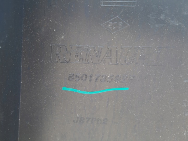 фото №11, Renault captur рестайлинг задний бампер 850173592r