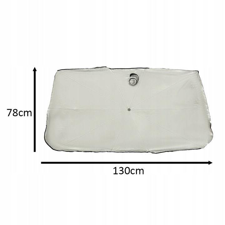 фото №7, Парасоля сонцезахисний захист килимок na передня скло автомобіля 78x130cm