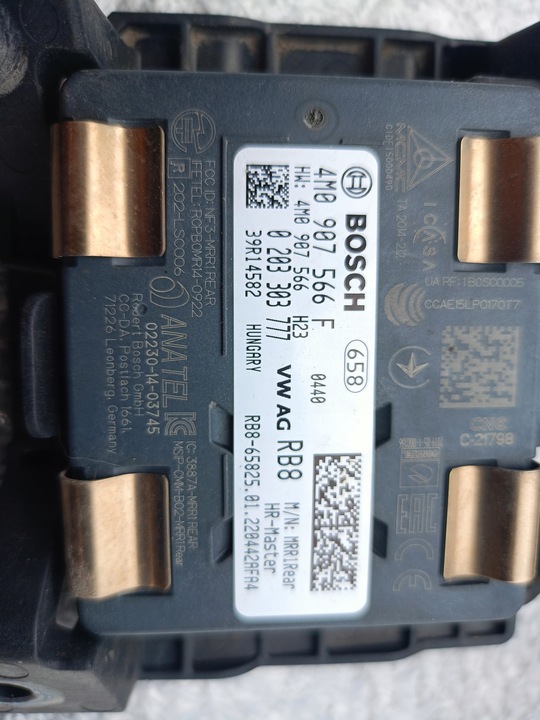 фото №3, Радар датчик audi q7 4m0907566f