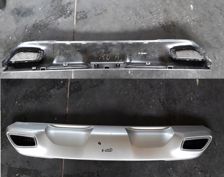 фото №1, Kia x-ceed xceed 2019- накладка спойлер бампера зад