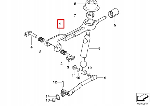 фото №11, Bmw 3 e46 усиленное рычаг изменения коробка передач 25117504519