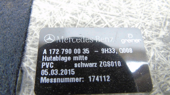 фото №5, Полка багажника багажника mercedes slk r172 a1727900035