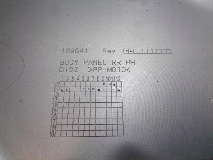 фото №8, Боковина дверь lancia ypsilon 2 ii 5d 2012- правые задний