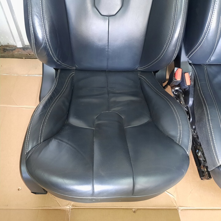 фото №14, Range rover evoque сиденья диван кожа чёрная электрические комплект