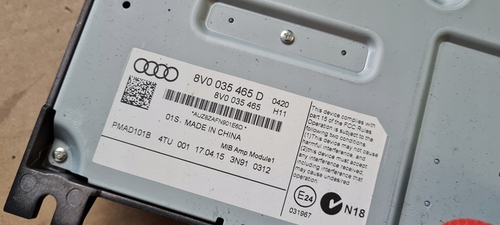 фото №7, S3 8v sedan a3 усилитель bangolufsen b&o 8v0035465d