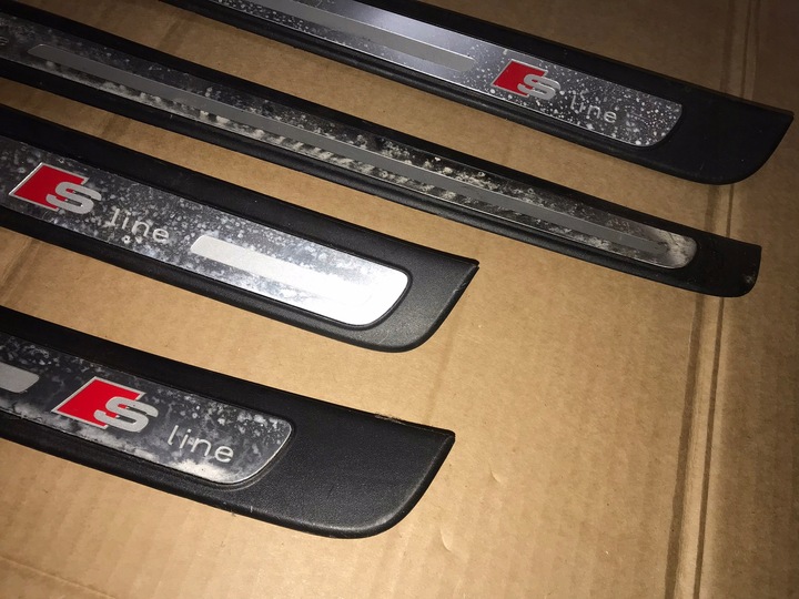 фото №5, Audi a4 b8 планки накладки пороговые s-line комплект