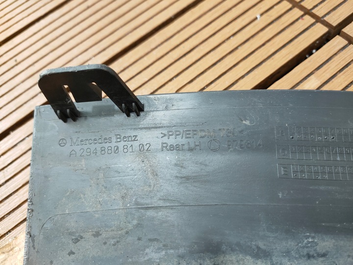 фото №10, Mercedes eqe amg x294 23-24 планка na крило задня ліва a2948808102 оригінальний номер