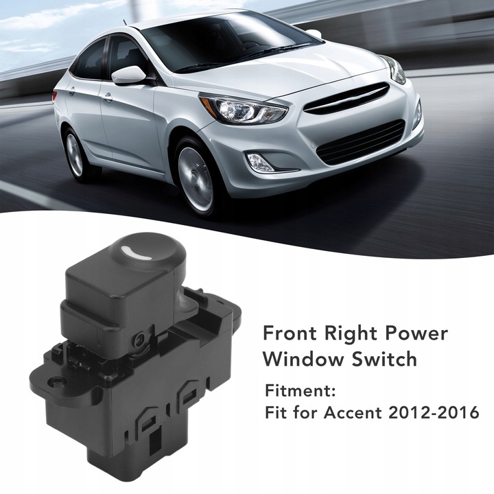 фото №6, Перемикач електричного вікна передньої правого 93580 1r000 b4