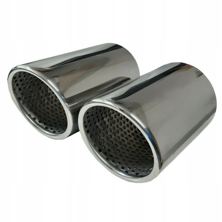 фото №13, Наконечник выхлоп глушитель 2szt. нержавеющая сталь хром audi vw vag tdi tsi tfsi 57-69 mm