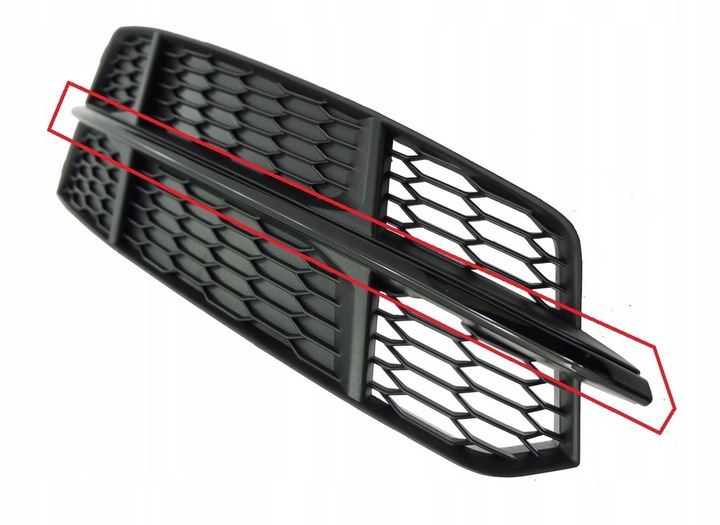 фото №15, Audi a6 c7 s-line рестайлінг 2014-2018 планка правої ґрати бампера 4g0 оригінал