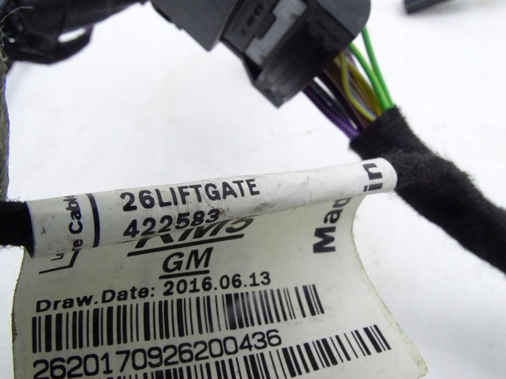 фото №5, Opel astra k 15-22 джгут установка кришки багажника зад універсал #w750