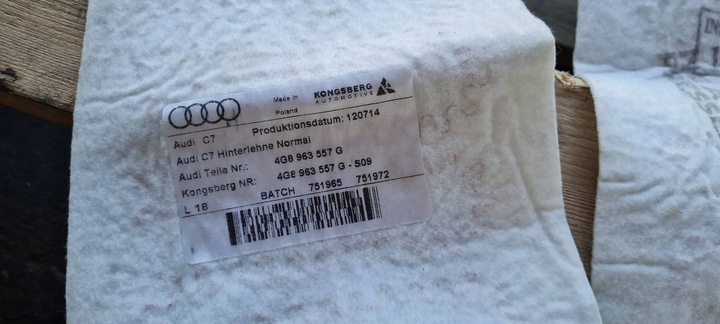 фото №9, A6 c7 4g a7 мати килимок нагрівальна підігрів сидінь сидіння зад