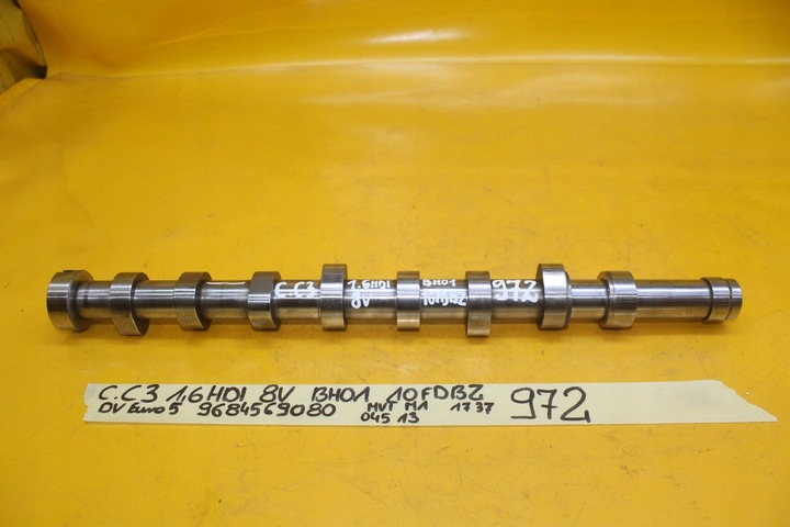 фото №10, Вал распределительный вал citroen c3 peugeot ford 1.6 hdi bh01 10fdbz 9684569080 04513