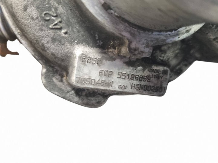 фото №13, Турбіна opel vectra c zafira b fiat croma 1.9 cdti 8v 55196858 опис фото