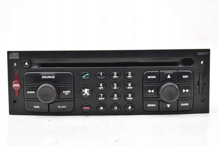фото №1, Радио радиопроигрыватель cd rds 96556952xt peugeot 307 01-05