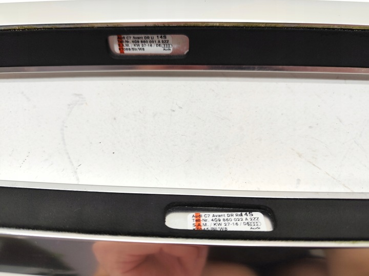 фото №7, Audi a6 4g c7 avant рейлінги дахові комплект хром 4g9860021a 4g9860022a