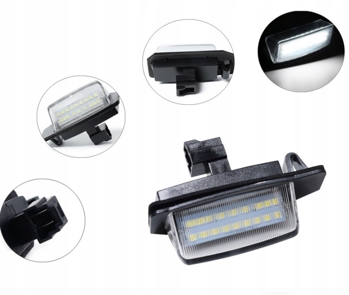 фото №14, Led лампочки подсветка номерного знака citroen c-crosser