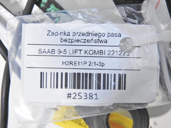 фото №6, Застёжка ремня безопасности перед saab 9-5