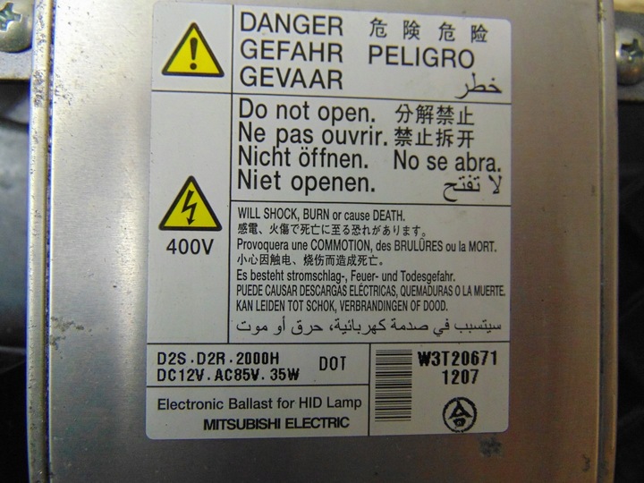 фото №14, Лампа левая перед ксенон mazda 5 ii cw 2010-