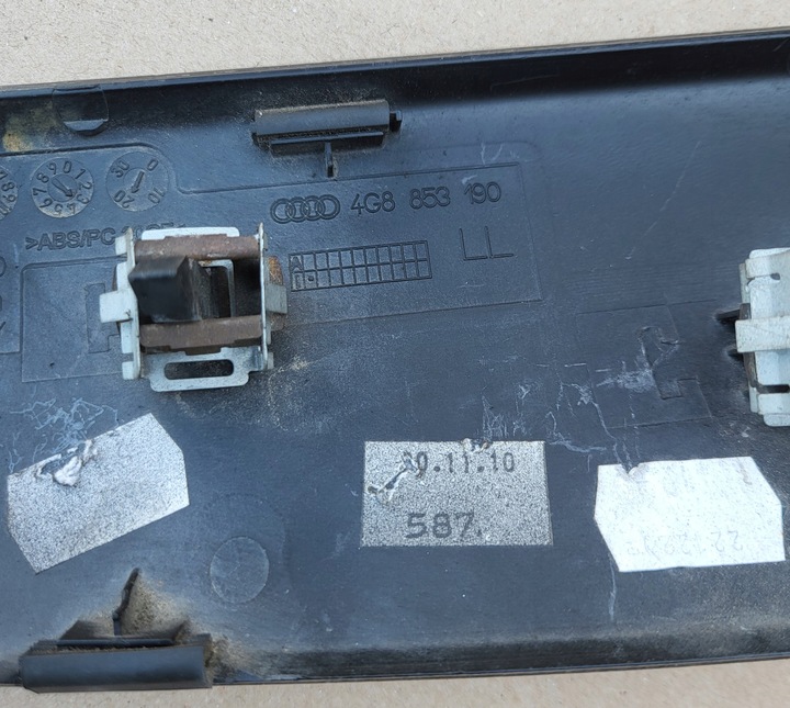 фото №10, Dekor дерево планка з панелі консолі audi a7 4g 4ga quattro оригінальний номер європа 4g8