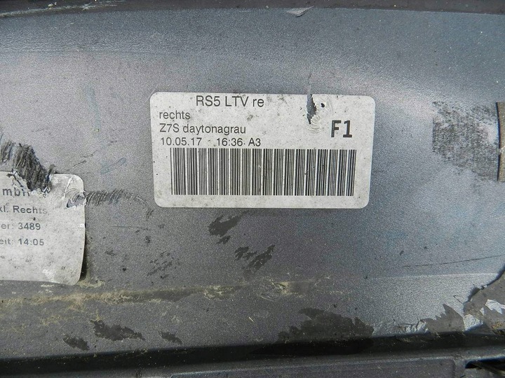 фото №6, Audi rs5 b9 8w6 купе поріг права сторона 8w6853856b