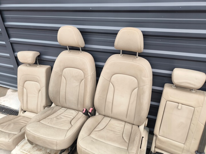 фото №6, Сиденье сиденья audi q5 8r кожа 2008-2016 светлый комплект !!!