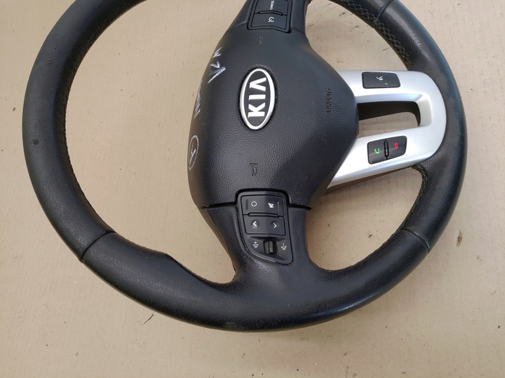 фото №11, Кермо + подушка безпеки багатофункціональний шкіряний kia sportage iii роки 2010-2015