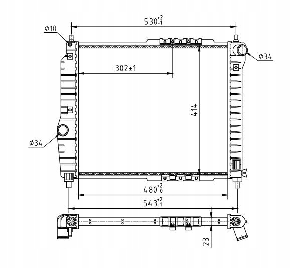 фото №1, Радиаторов aveo 1.2-1.4 03-