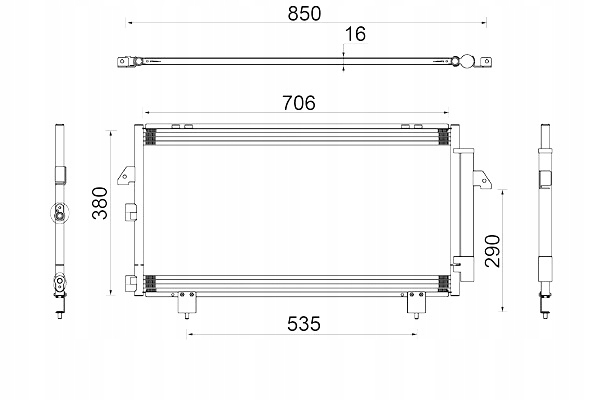 фото №14, Mahle оригінал ac 796 000s конденсатор, кондиціонер