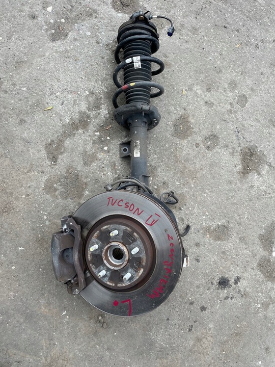 фото №10, Tucson iv sportage v поворотный кулак перед амортизатор з датчиком активный правая левая