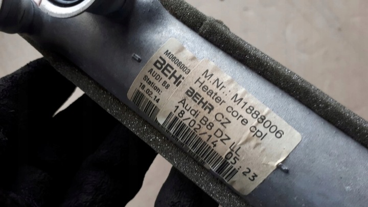 фото №6, Sq5 8r q5 отопитель воды радиатор behr