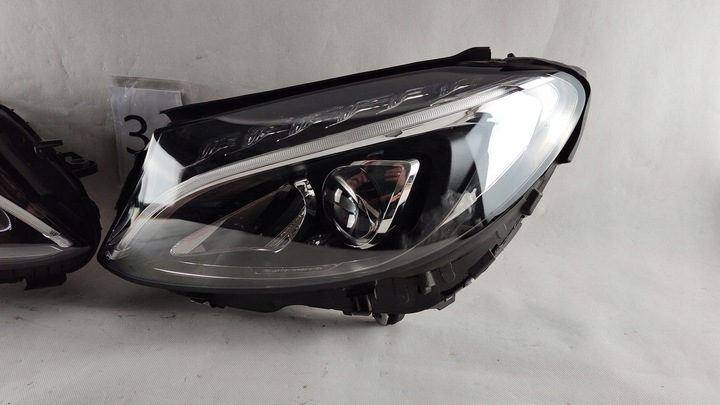 фото №8, Mercedes c клас 205 w205 повний led лівий правий фара лампа ліва права