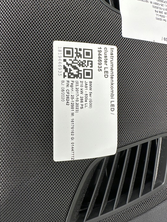 фото №15, Bmw g30 g31 f90 панель роздавальна капот консоль hud mokka sensatec