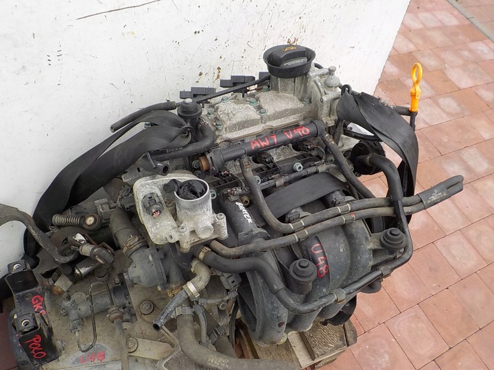 фото №7, Vw polo 9n fabia ibiza 1.2 54km двигатель awy комплектный