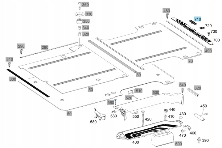 фото №2, Заглушка внутрішня планки порогової mercedes sprinter w907