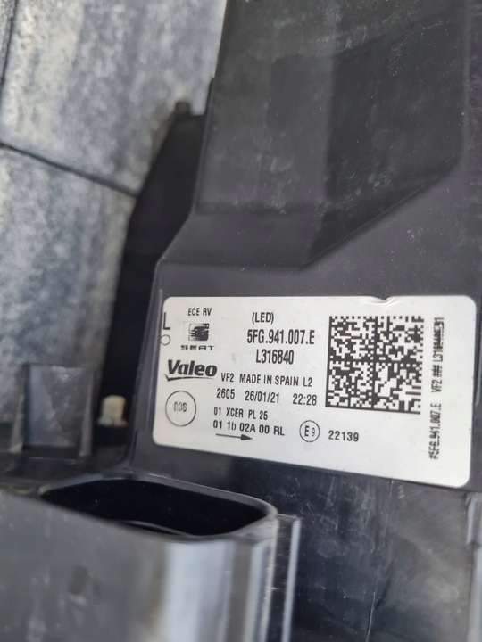 фото №14, Cupra leon iv formentor 5fg лампы перед полный led 5fg941007e 5fg941008e