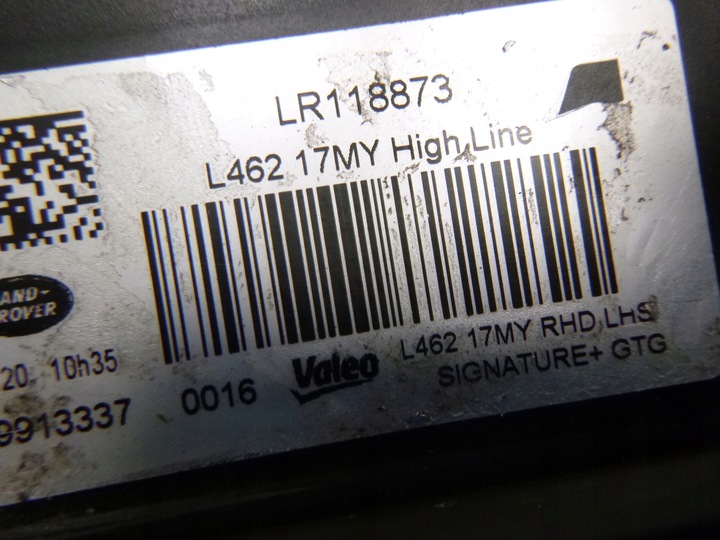 фото №16, Discovery 5 l462 лампа лівий перед ліва 10 pin uk