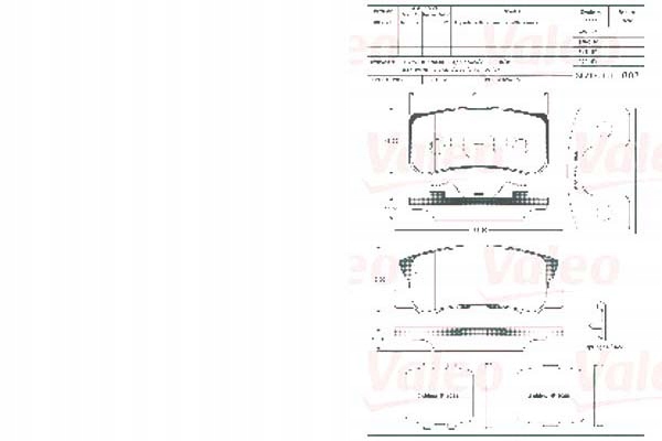 фото №1, Гальмівні колодки гальмівні valeo 4605a447 4605a487 mn102628