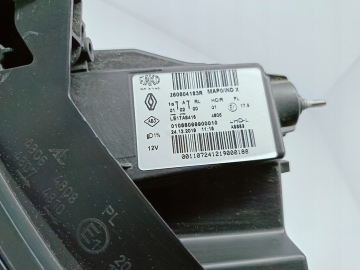 фото №14, Renault clio v 5 19- лампа левая перед полный led pure vision 260604183r