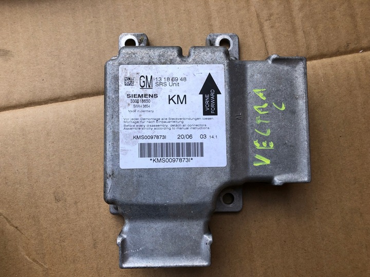 фото №1, Датчик модуль подушка безопасности opel vectra c 05-08 13186948