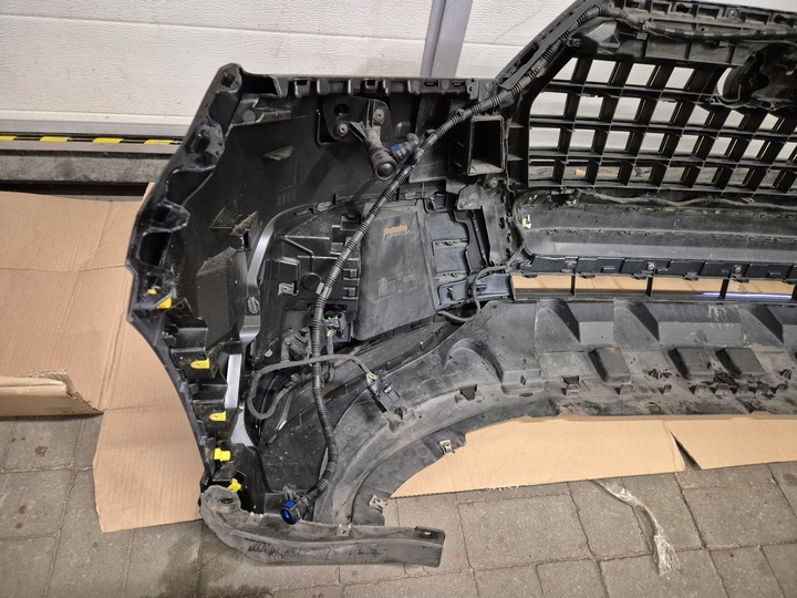 фото №8, Бампер переднее audi q7 4m s-line 2016-2019r цвет ly9b 4xpdc омыватель