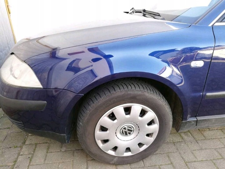 фото №13, Крыло новый левый vw passat b5 fl тёмно-синий lc5x оцинковка + konserwacja