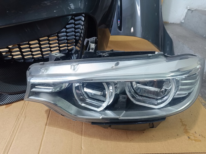 фото №5, Комплектний перед bmw m3 m4 f82 f83 адаптивний led бампер капот m3 f80