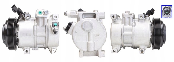 фото №2, Компрессор кондиционера lucas do ford ecosport 1.0