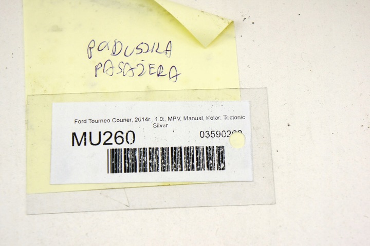 фото №7, Mu260 ford tourneo courier ^ подушка безопасности пассажира