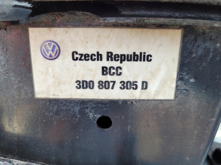 фото №9, Pas зад задня ванна балка ковзани підсилювач vw phaeton рестайлінг la7w